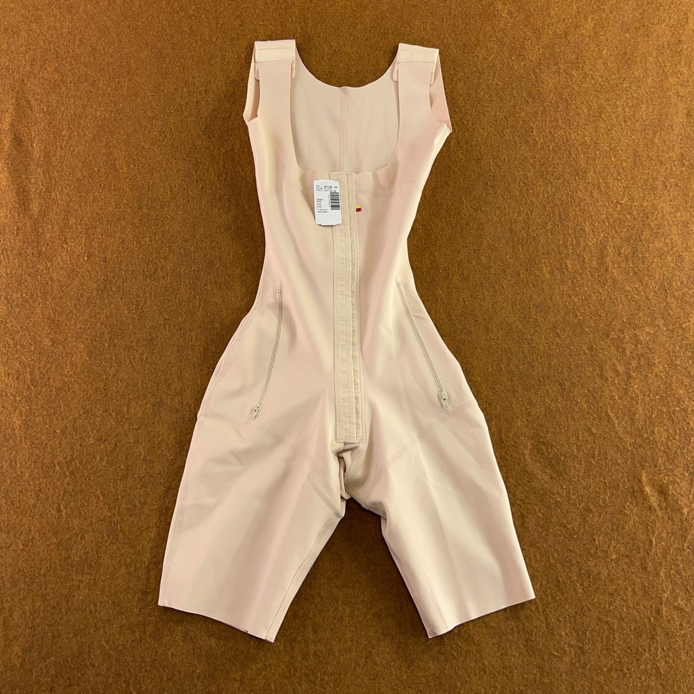 Sonryse Womens XS Beige High Compression Stage 1 Fajas Bodysuit NWT
